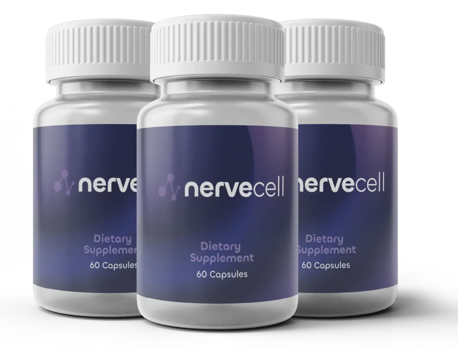NerveCell 3-bottle package - 90-day botanical nerve support supply